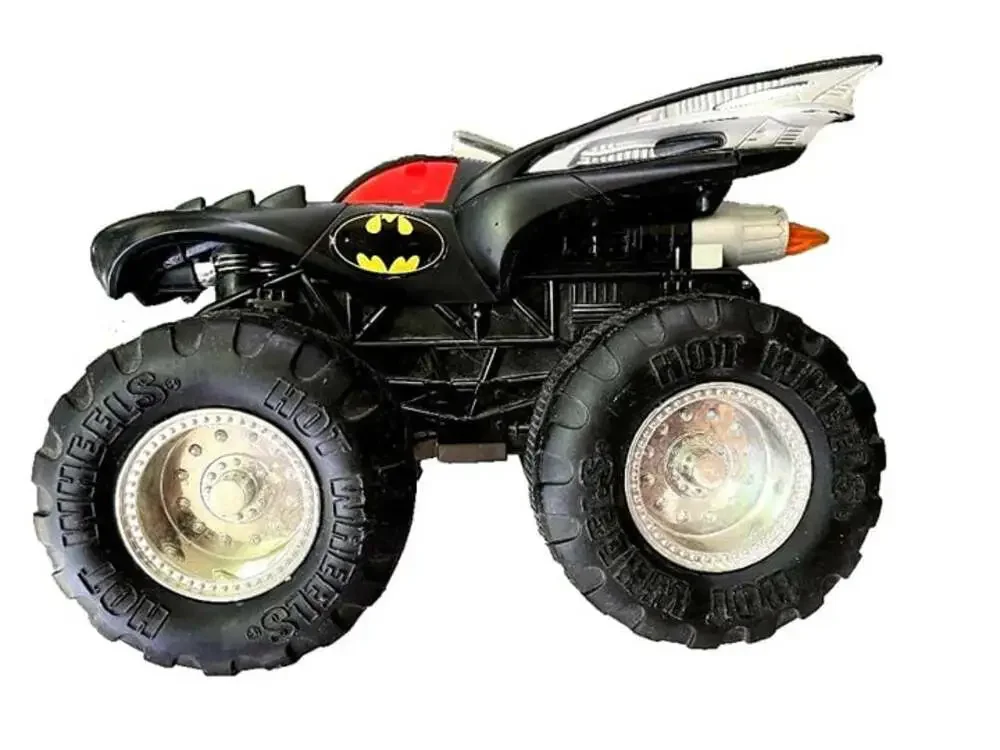 Hot Wheels 'Monster Jam' Electronic Batman Monster Truck 2004(WORKS)~ FREE SHIP!